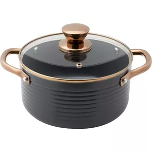 Casserole LAMART Orro LT1240 20 cm with lid, aluminum, non-stick, height 9 cm