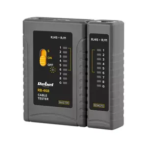 Network cable tester electro base RB-468 with LED indicator for LAN cable continuity and wiring verification