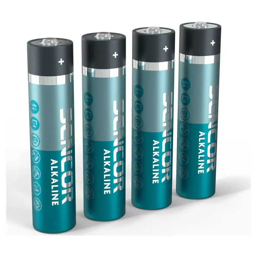 SENCOR LR03 AAA alkaline batteries SBALR034SAAA — 4 pcs Photo 2