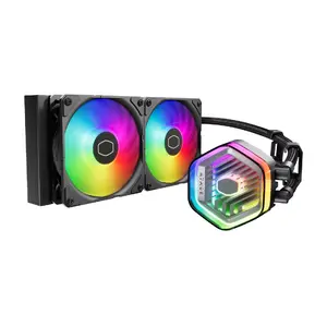 Liquid cooling kit Cooler Master MasterLiquid 240 ATMOS 12 cm Black