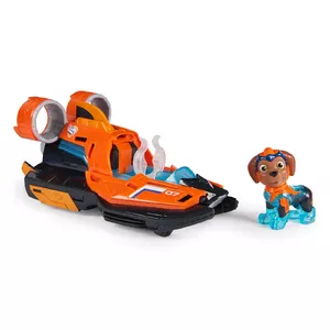 PAW Patrol : The Mighty Movie, Toy Jet Boat with Zuma Mighty Pups Action Figure, Lights and Sounds, Kids Toys for Boys & Girls 3+
