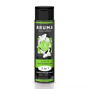 Massage oil BRUMA Premium Watermelon 100 ml — 3-in-1 massage, body & skin oil