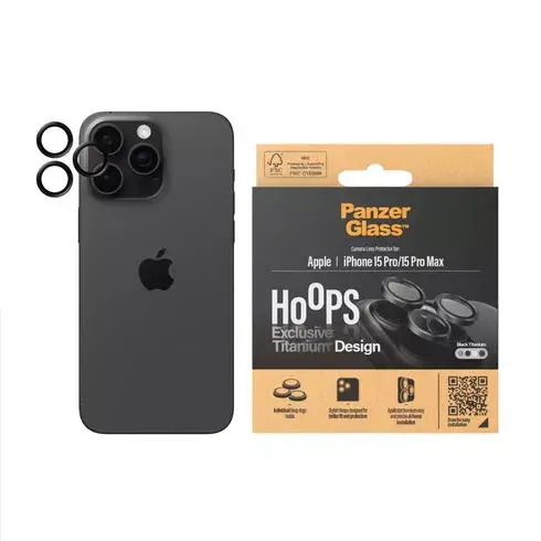 Защитное стекло для камеры PanzerGlass iPhone 15 Pro 15 Pro Max Photo 2