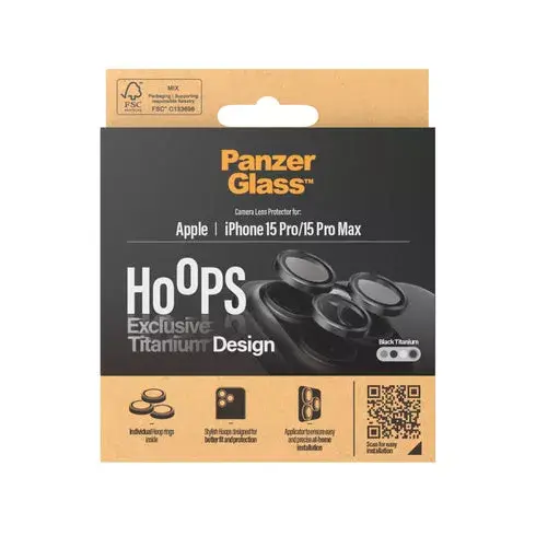 Защитное стекло для камеры PanzerGlass iPhone 15 Pro 15 Pro Max Photo 3