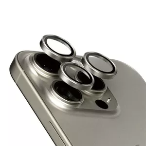 Защитное стекло PanzerGlass Hoops для камеры iPhone 15 Pro 15 Pro Max Устойчивое к царапинам и ударам