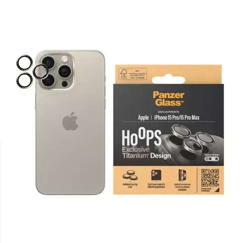 Защитное стекло для камеры PanzerGlass iPhone 15 Pro 15 Pro Max Photo 2