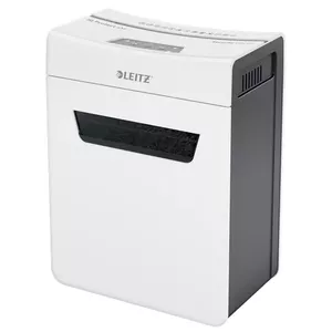 Paper shredder LEITZ IQ Protect Premium 4M P5 — micro-cut, 14 L basket, touch control, 351×204×355 mm