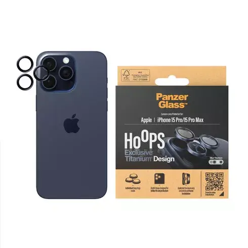 Kameras objektīva aizsargstikls PanzerGlass iPhone 15 Pro 15 Pro Max Photo 2