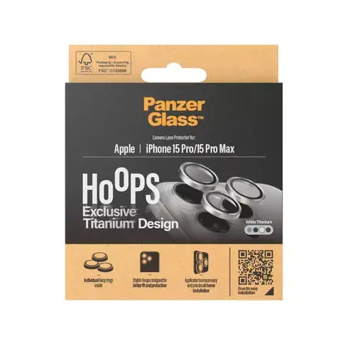 PanzerGlass Hoops kameras aizsargstikls iPhone 15 Pro Photo 3