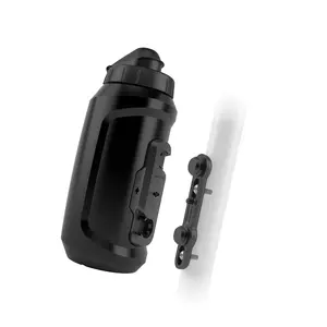 Dzeramā pudele Fidlock Twist Bottle 750 ar kompaktu turētāju, 750 ml, melna, Fidlock