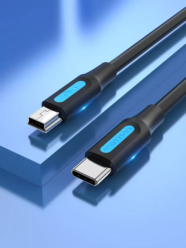 Vention USB 2.0 C Male to Mini-B Male 2A Cable Photo 2