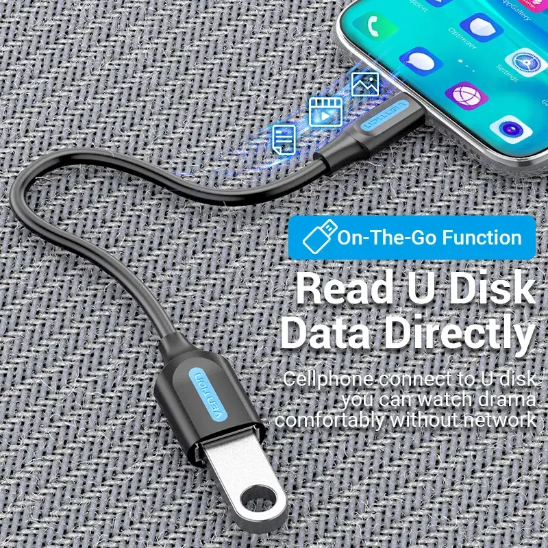 Vention USB 3.1 Gen1 C male — A female OTG кабель Photo 5