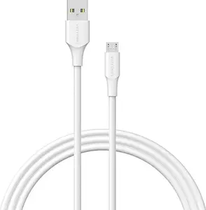 USB Cable Vention USB 2.0 A Male to Micro-B Male 2A 1M White