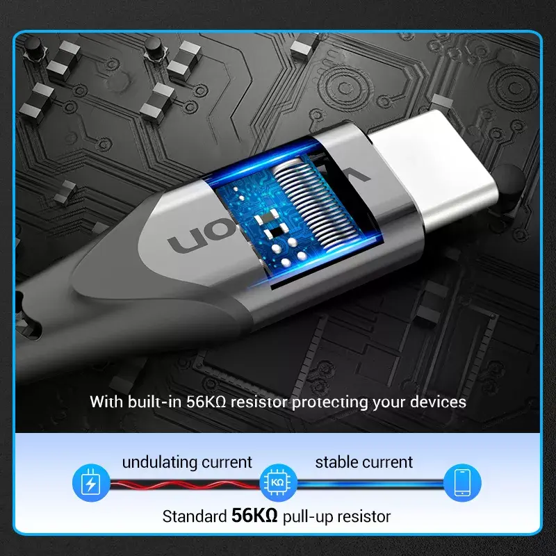 Vention USB 2.0 A uz C kabelis 1 m Photo 5