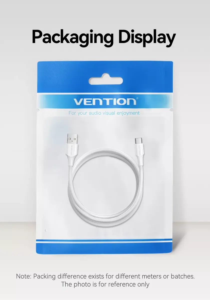 Vention USB 2.0 A→C кабель 3A 1 м Photo 19