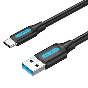 Кабель Vention COZBH USB 3.2 Gen 1, USB-A на USB-C, 2 м, 5 Гбит/с, черный