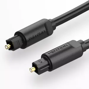 Optiskā šķiedru audio kabelis Vention 2M melns TOSLINK Male to Male
