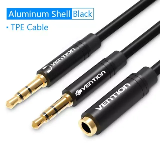 Vention audio adapteris 2×3.5 → 4‑polu 3.5 mm, 0.3 m Photo 8