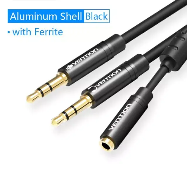 Vention audio adapteris 2×3.5 → 4‑polu 3.5 mm, 0.3 m Photo 9