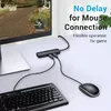 Vention USB 2.0 3‑vietu hubs ar 100M Ethernet Photo 5