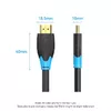 Vention HDMI kabelis 0.75M Melns Photo 19