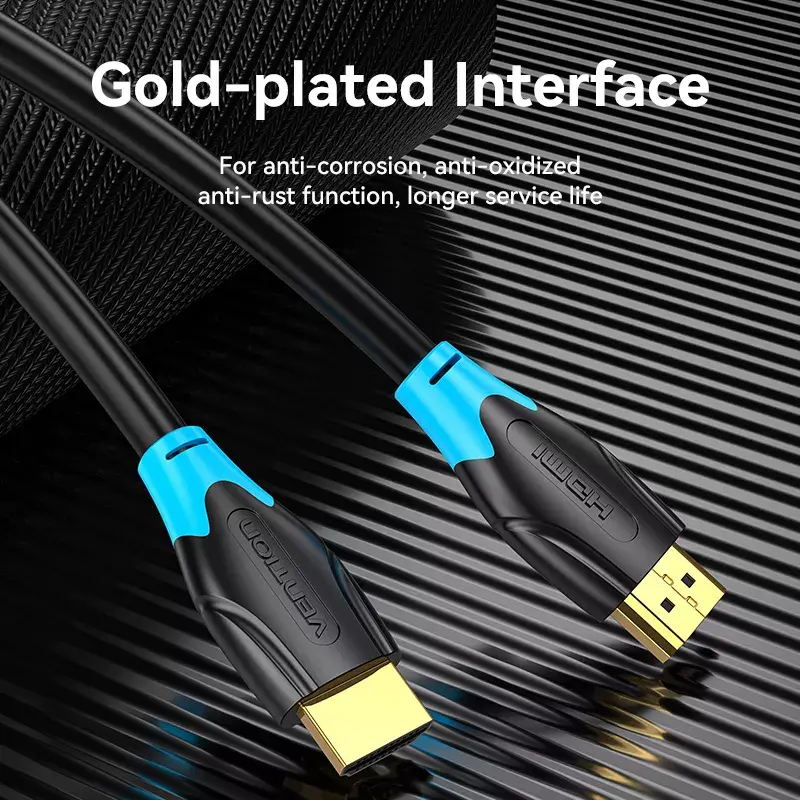 HDMI kabelis Vention 1.5M melns Photo 15