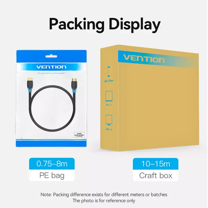Vention HDMI 2.0 cable 3 m (18 Gbit/s) Photo 20
