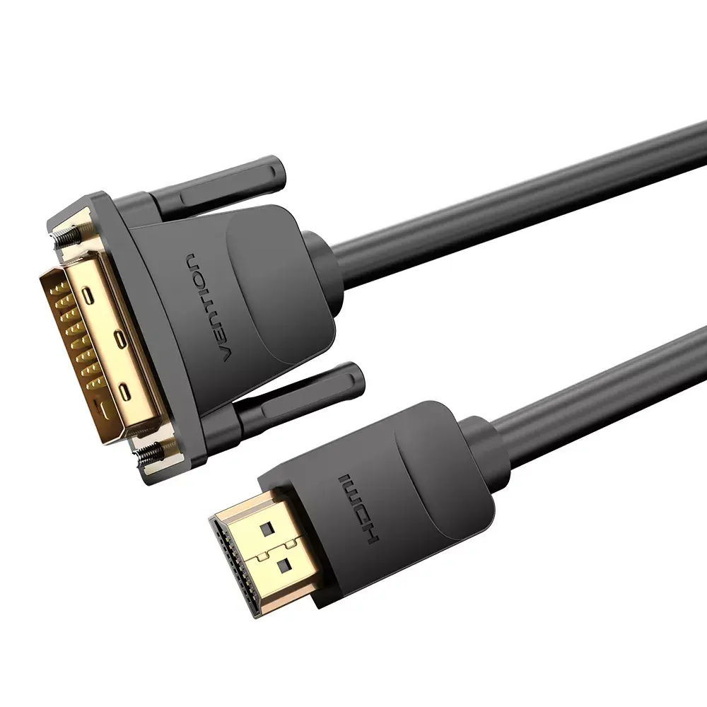 Vention HDMI uz DVI kabelis 2M Melns Photo 5