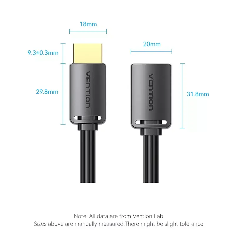 Vention AHCBF HDMI kabelis 1 m Photo 13