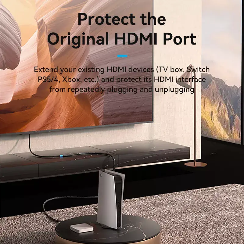 HDMI Kabeļi Vention HDMI-A Male uz HDMI-A Female 4K HD Photo 6