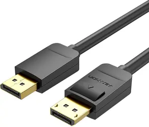 Vention DP Cable 2M Black DisplayPort to DisplayPort 2m length 7mm diameter