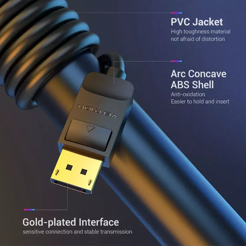 Vention DisplayPort kabelis DP 3 m Photo 8