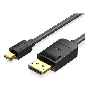 DisplayPort to HDMI cable adapter Vention HAGBH, 2 m, black, 7 mm diameter