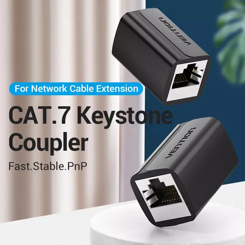 Vention Cat.6 FTP Keystone Jack Coupler Photo 9
