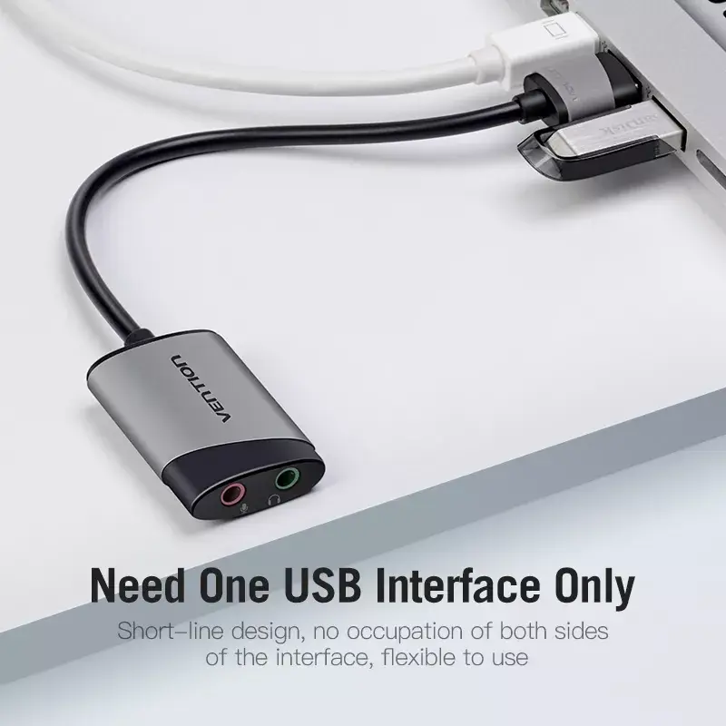 Ārējā USB skaņas karte Vention CDKHB Photo 8