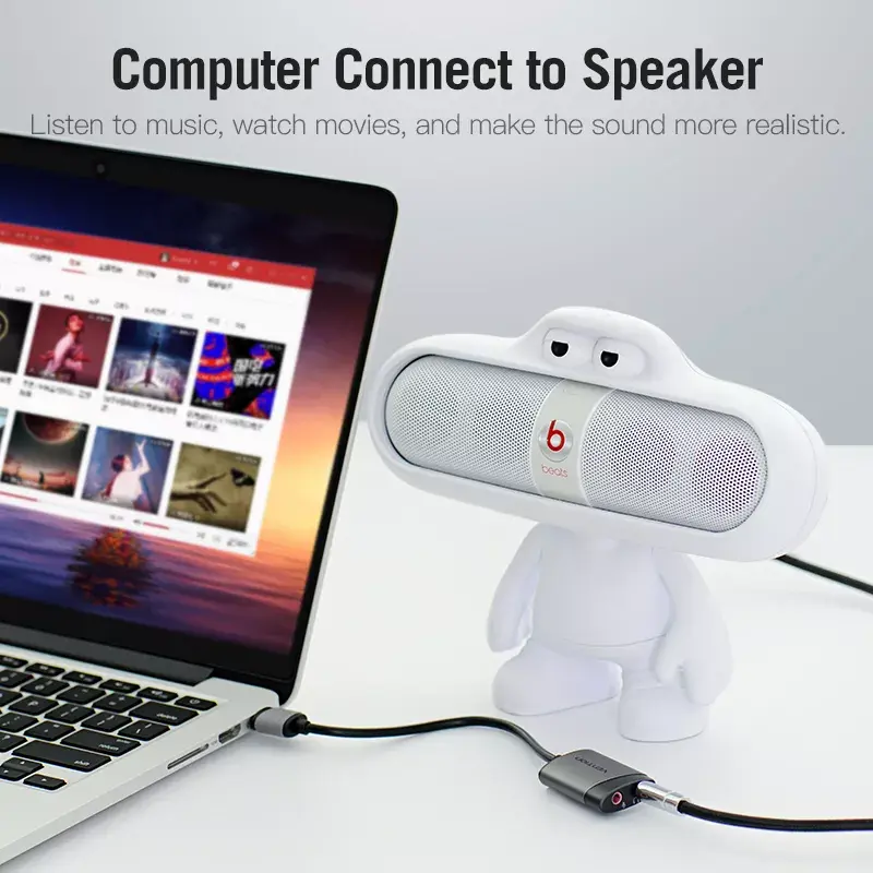 Ārējā USB skaņas karte Vention CDKHB Photo 11