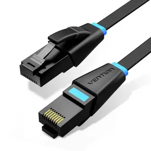 Сетевой кабель Vention IBJBI Cat6 U/UTP RJ-45 «папа-папа» 3 м черный 1000 Мбит/с позолоченные контакты