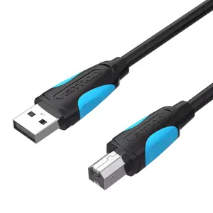 Vention USB2.0 A Male to B Male Print Cable 1M Black USB 2.0 0.48 Gbit/s