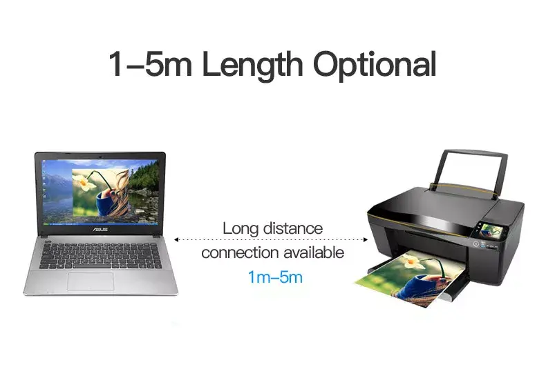 Vention USB2.0 A Male to B Male Print Cable 1M Photo 6