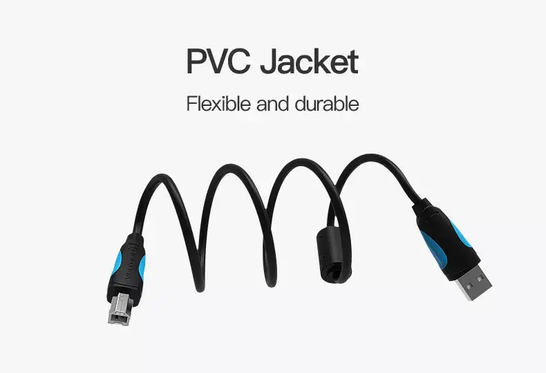 Vention USB2.0 A Male to B Male Print Cable 1M Photo 9