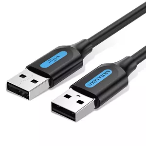 Кабель USB 2.0 A (male) — A (male) Vention 1.5 м чёрный PVC