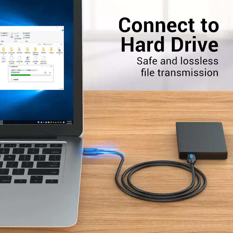 Vention USB 2.0 кабель A–A 1.5 м Photo 8