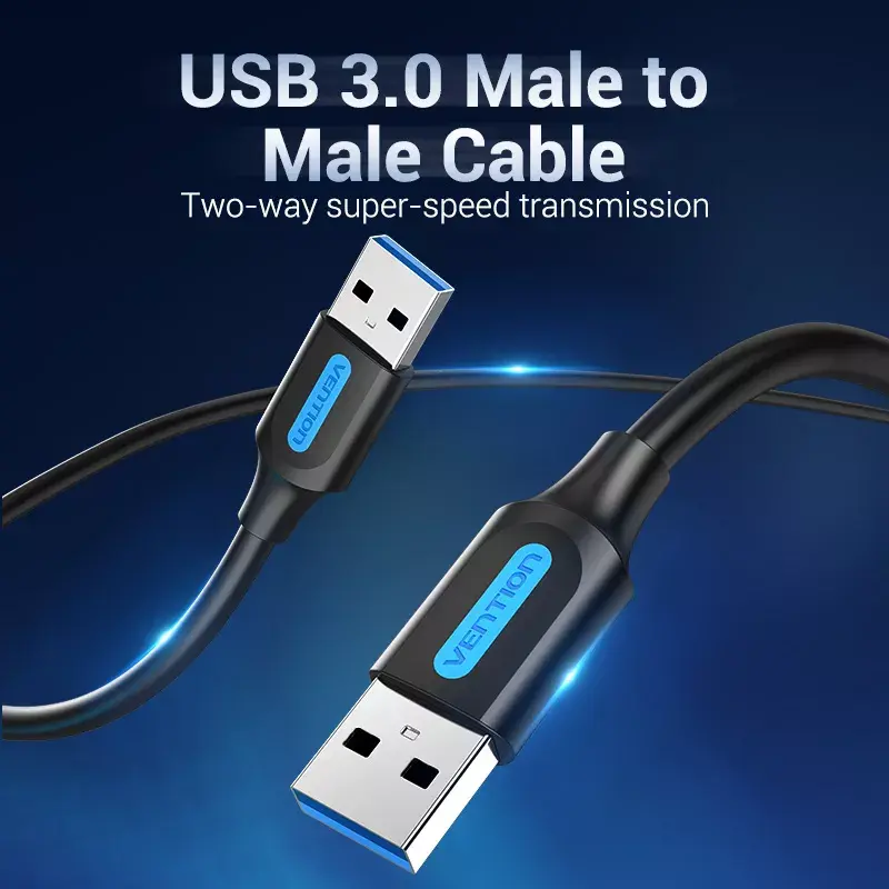 Кабель Vention USB 3.0 A Male to A Male 2M Photo 4