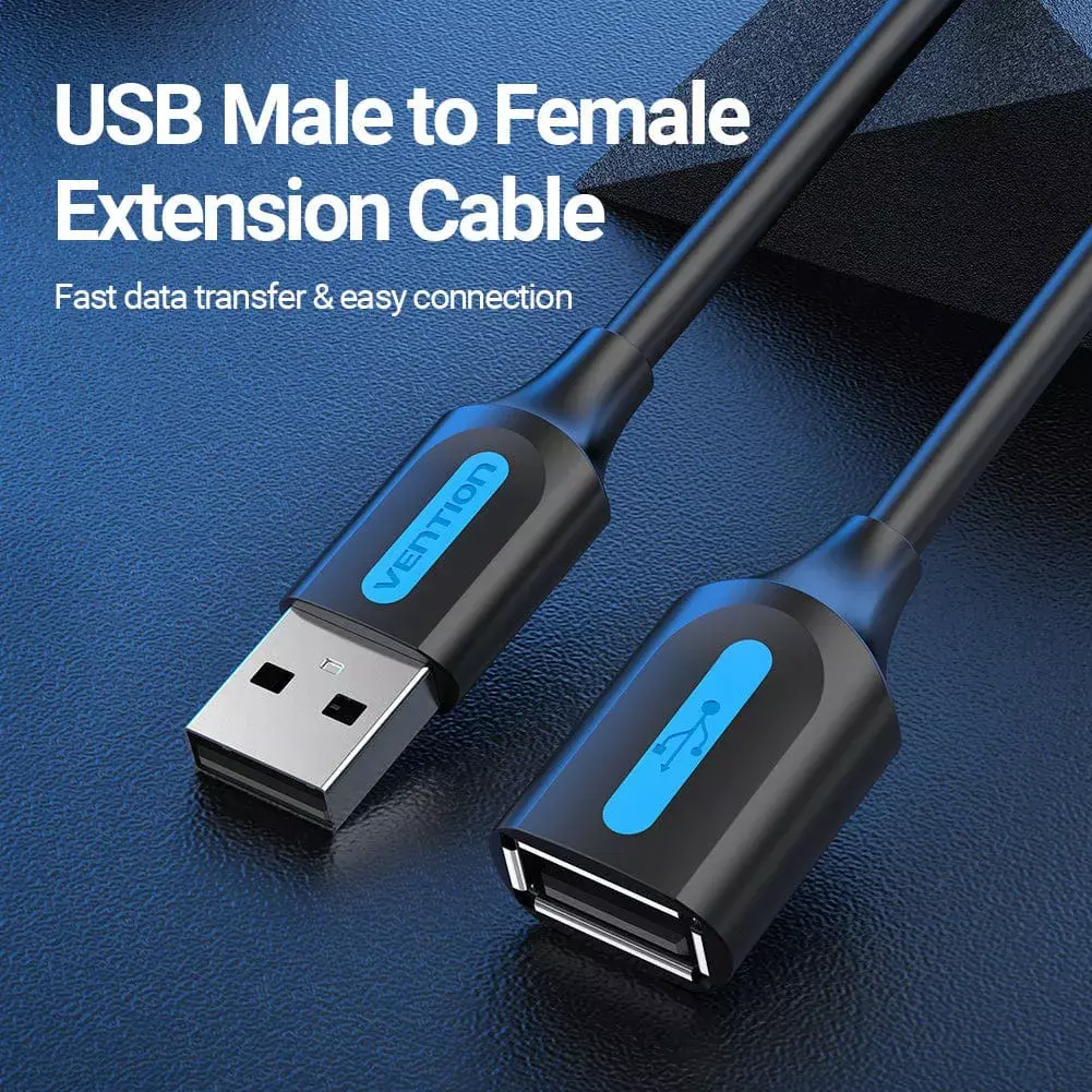 Vention USB 2.0 A Male to A Female Extension Cable Photo 2