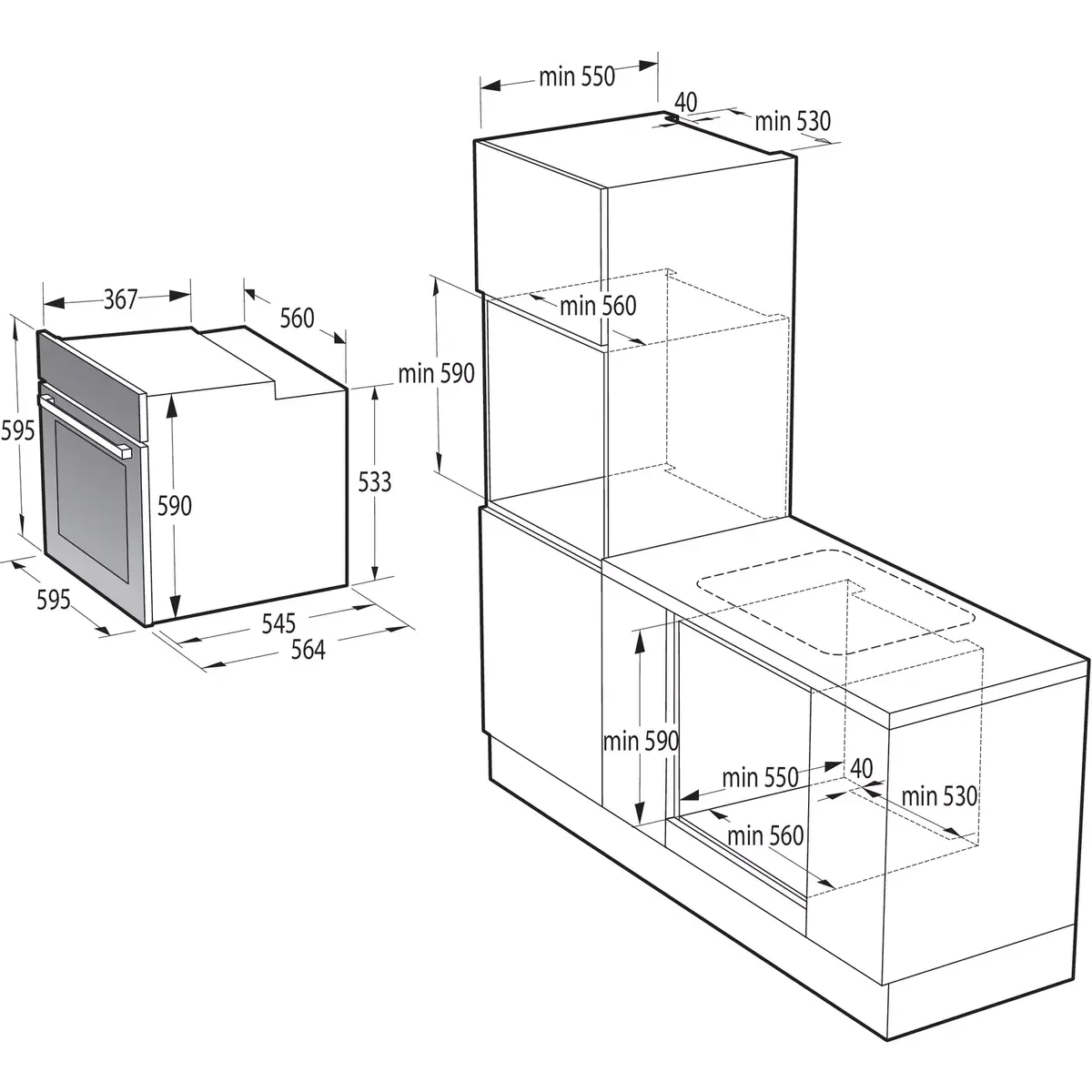 Встраиваемый духовой шкаф Gorenje BPS 6737 E14BG Photo 9
