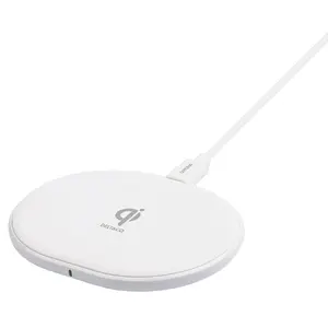 Зарядное устройство Deltaco QI-1039 Универсальное Белое USB Беспроводное Быстрая зарядка