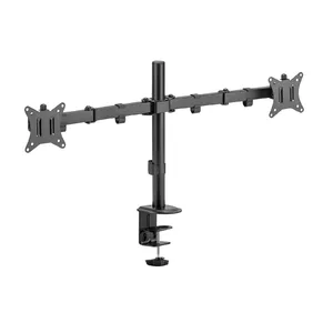 Monitor wall mount SBOX LCD-352/2-2 for 13–32" screens, dual arm, 2×8 kg load, VESA 100×100