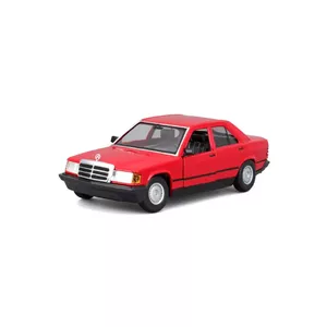 Модель городского автомобиля Bburago Mercedes Benz 190E 1987, собранная, масштаб 1:24