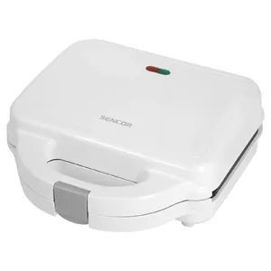 Sandwich maker SENCOR SSM9310WH — 2-slice, 3 exchangeable non-stick plates (sandwich, panini, waffle), 230×135 mm plates