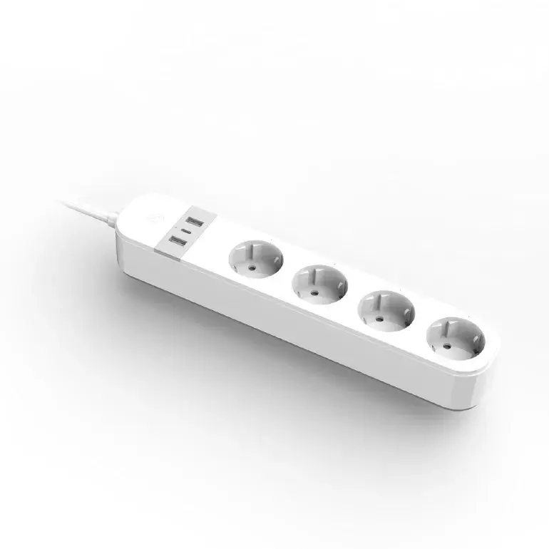Умная розетка Gembird TSL-PS-S4U-01-W Photo 2